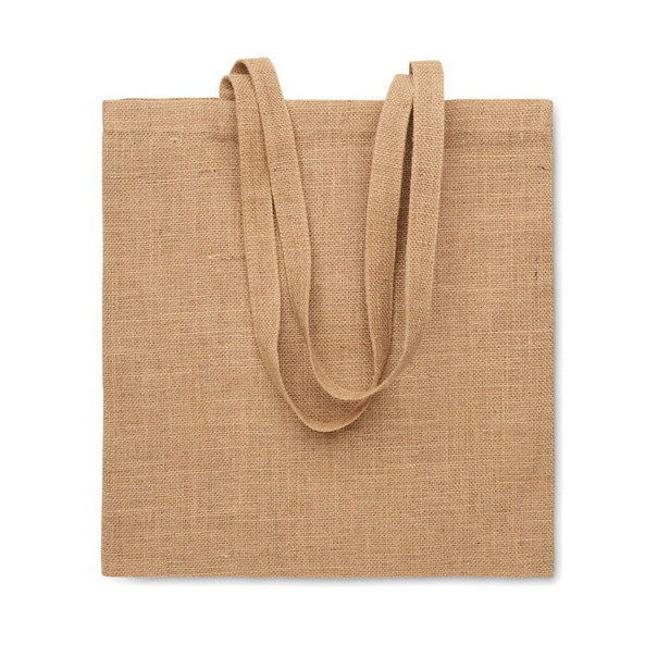 GiftRetail MO2209 - ZOLANG Eco-Friendly Jute Shopping Bag with Long Handles