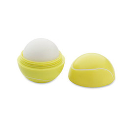 GiftRetail MO2214 - TENNIS Vanilla SPF10 Lip Balm in Tennis Ball Case