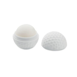 GiftRetail MO2215 - GOLF Vanilla SPF10 Golf Ball Shaped Lip Balm