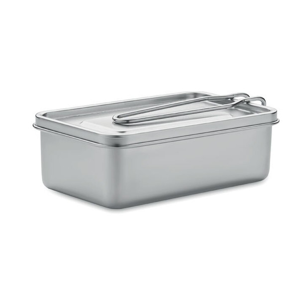 GiftRetail MO2224 - TAMELUNCH 750ml Stainless Steel Lunchbox with Handle
