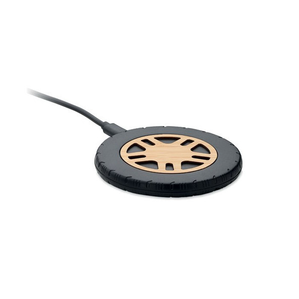GiftRetail MO2242 - MATICLESS Eco-Friendly 15W Bamboo Wireless Charger