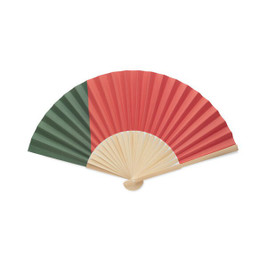 GiftRetail MO2244 - FUNFAN Leque bambu desenho bandeira