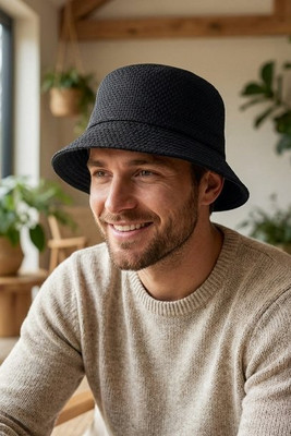 BILGOLA Eco-Friendly Paper Straw Summer Bucket Hat - GiftRetail MO2267