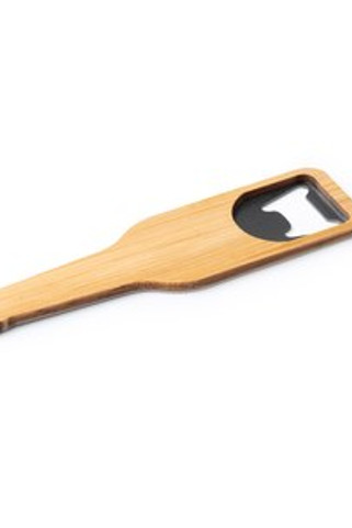 PILSENN Opener in the shape of a bottle in bamboo and metal with magnet - EgotierPro AB1395