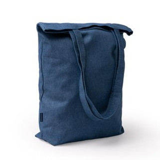 DEAM Bag in recycled denim with base - EgotierPro BO1072