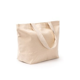 BRAGI Large bag in 330 gsm recycled cotton canvas - EgotierPro BO1350