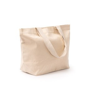 BRAGI Large bag in 330 gsm recycled cotton canvas - EgotierPro BO1350