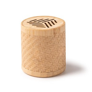 TRIGOX Wireless speaker made of a combination of natural fibres and bamboo - EgotierPro BS1317