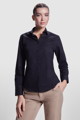 Roly CM5505 - MOSCU WOMAN Camicia da donna a maniche lunghe in tessuto elasticizzato