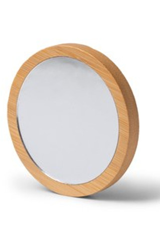 MONDO Pocket mirror with bamboo back - EgotierPro ES1487