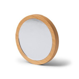 MONDO Pocket mirror with bamboo back - EgotierPro ES1487
