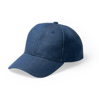 ISBUD 6-panel cap in recycled denim fabric - EgotierPro GO1282