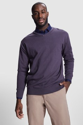 Roly JE8417 - HILUX Fine knit V-neck jumper for men