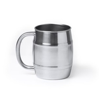 NAROK 304 stainless steel beer mug in mirror finish - EgotierPro JR1367