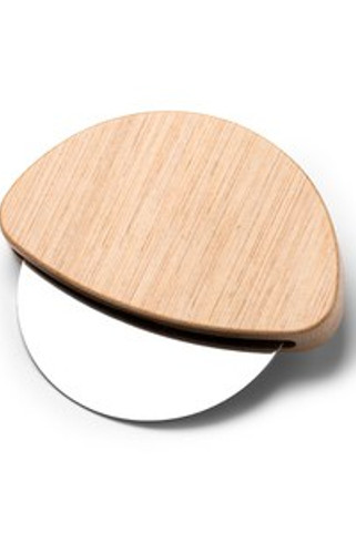RONY Pizza cutter with bamboo holder - EgotierPro MJ1280