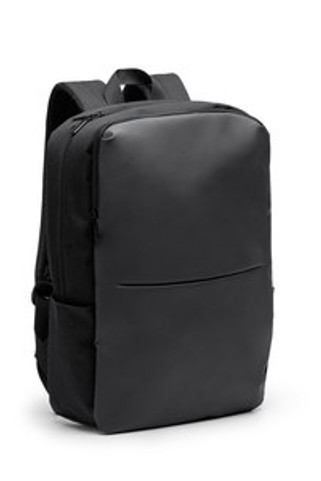 GRINDEL Backpack in PU leather and 600D RPET polyester - EgotierPro MO1355
