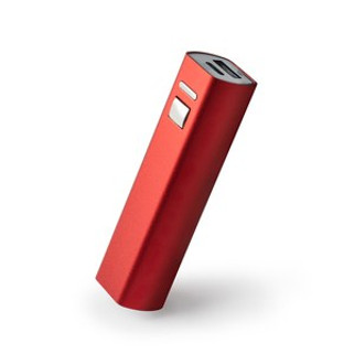 BONY Power bank in recycled aluminium with 2 - EgotierPro PB1288