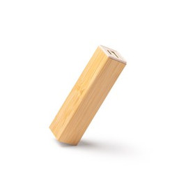 MUNTER Power bank with main structure in bamboo and wheat fibre - EgotierPro PB1289