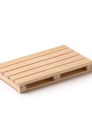 RAMY Wooden coaster in the shape of a pallet - EgotierPro PV1381
