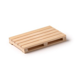 RAMY Wooden coaster in the shape of a pallet - EgotierPro PV1381