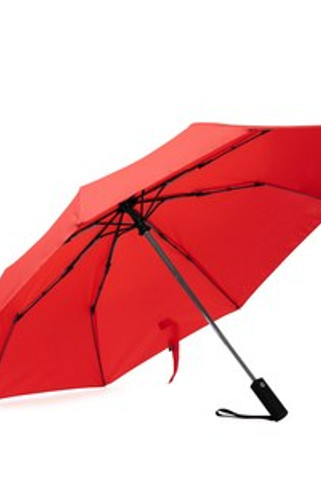 LEYKA Foldable storm umbrella with auto opening and rubber handle - EgotierPro UM1268