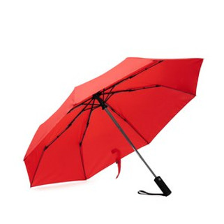 LEYKA Foldable storm umbrella with auto opening and rubber handle - EgotierPro UM1268