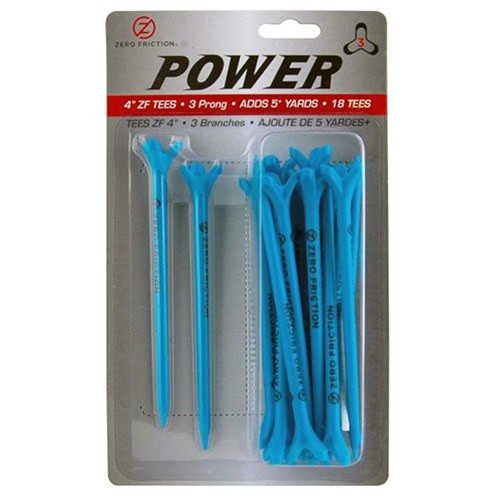 ZERO FRICTION GTPP34 - Tee 18 Pack de 3 4" Power