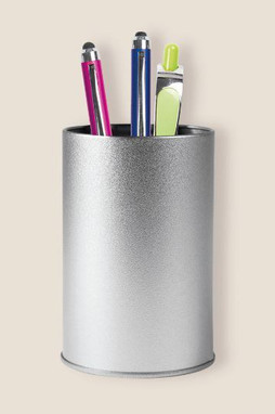Goya 22346 - Round Aluminum Metallic Pencil Bucket BUCKET