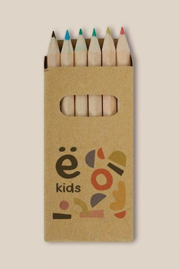 Goya 30077 - 6 Coloured Pencils in Kraft Box KRAFT