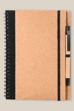 Goya 30108 - A5 Cardboard Notebook with Pen & Elastic RECIKLA