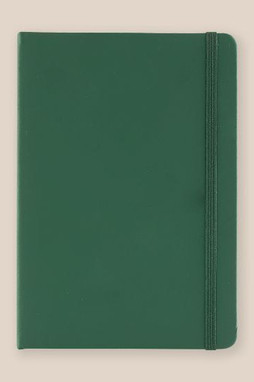 Goya 30083 - A5 Notizbuch PU-Cover, elastisches Band, 96 Seiten LUXE