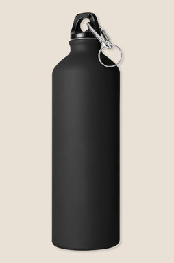 Goya 33545 - 750ml Aluminum Bottle with Carabiner Keyring MATT