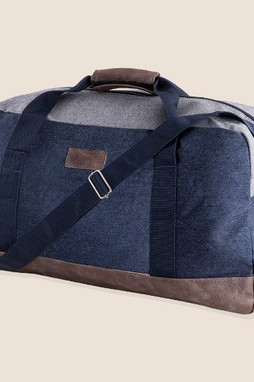 Goya 37030 - Modern Wide Cotton Travel Bag, Jeans-Finish HIGHLINE