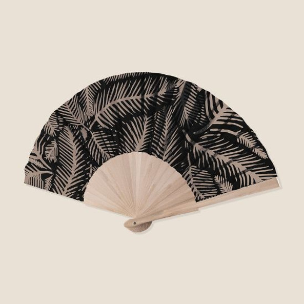 Goya 38059MONTADO - Natuurhouten Ventilator 23 cm met Bladontwerp LEAVES
