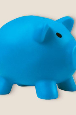 Goya 38075 - Muovinen possu säästölipas hauskat värit MONEY