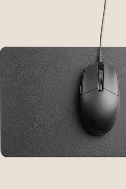 Goya 38514 - Black PU Mouse Pad DESK