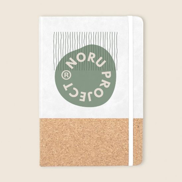 Goya 38552 - A5 Notebook with PU Cork Cover BOUND
