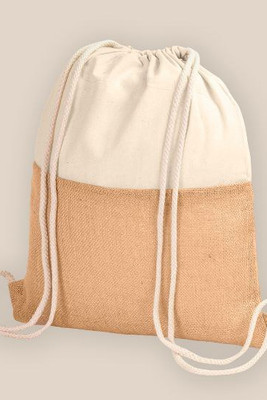 Goya 39018 - Cotton and Jute Backpack with Cotton Handles HORIZON