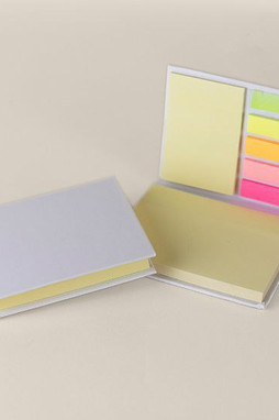 Goya 39022 - White Hard Cover Sticky Note Set OVER