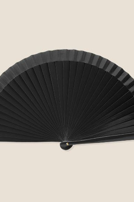 Goya 39005 - Lacquered Wood and Polyester 23cm Fan LACARED