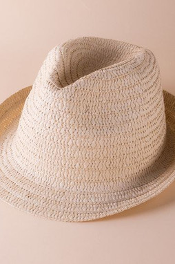 Goya 39021 - Kortbrättad Hatt i Pappersstrå, Unisex DOMINICA