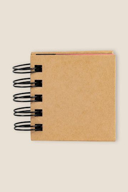 Goya 39057 - Spiral Sticky Note Pad with Cover GRANT