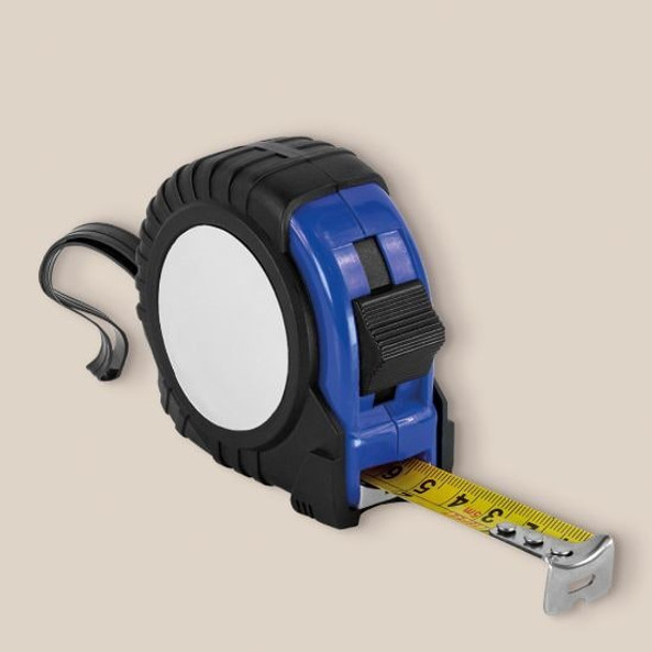 Goya 39091 - ABS Maßband 5m mit Gummi, Clip, Farbdetail BRIC