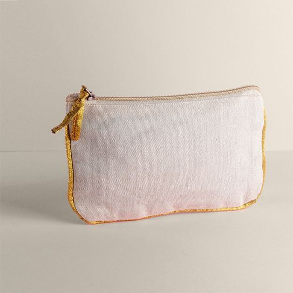 Goya 39512 - Canvas Cotton Toilet Bag with Metallic Accents PRETTY