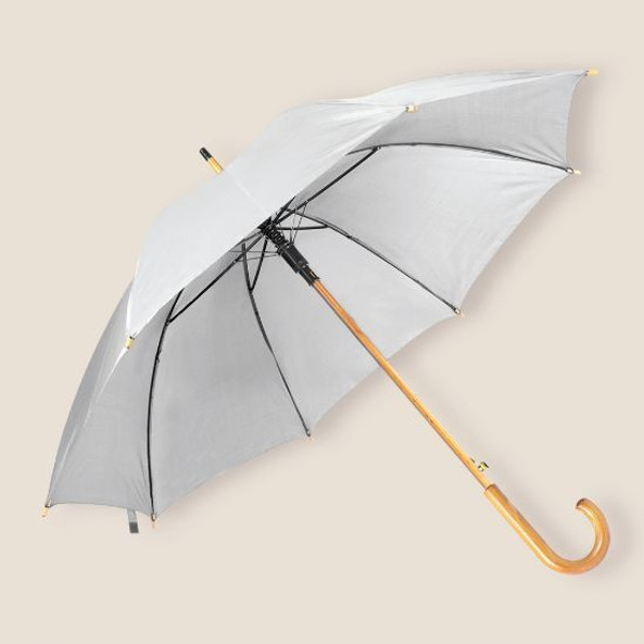 Goya 39529 - Parapluie Automatique Polyester 190T, Manche Bois CLOUDY