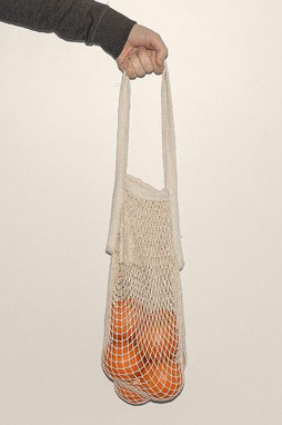 Goya 50002 - Borsa in Cotone con Tasca e Manici Lunghi FRENCH