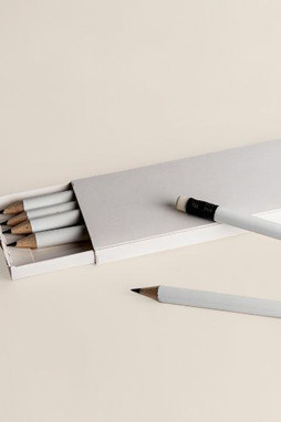 Goya 50033 - Set 6 Matite Bianche in Scatola Bianca WRITER