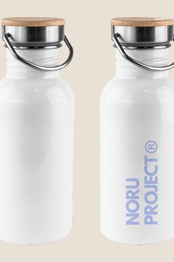 Goya 50034 - Stainless Steel 304 Bottle 500ml with Bamboo Cap ML