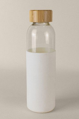 Goya 50019 - Glass Bottle with Bamboo Cap, 500ml GIN