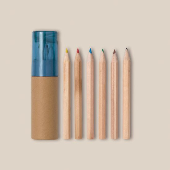 Goya 50044 - 6 Wood Paints Set with Sharpener